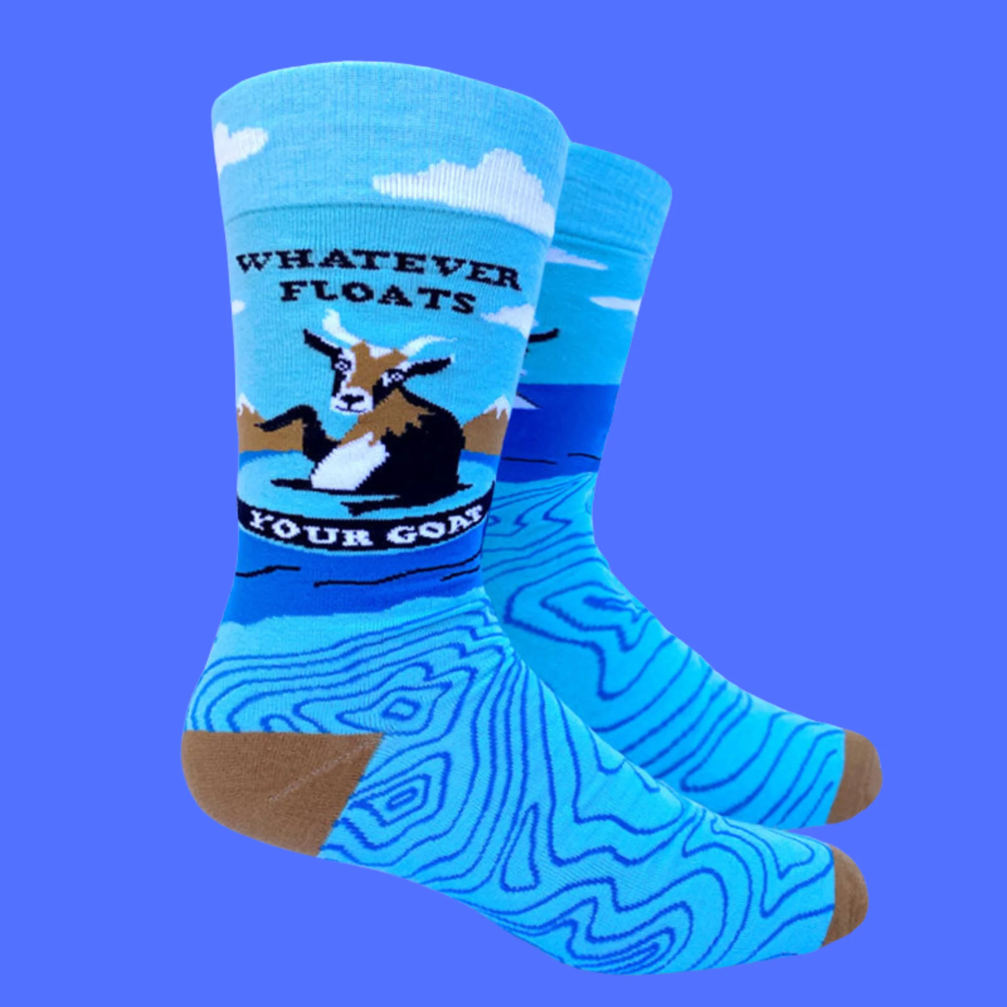 Whatever Floats Your Goat Socks - Large - Image 2