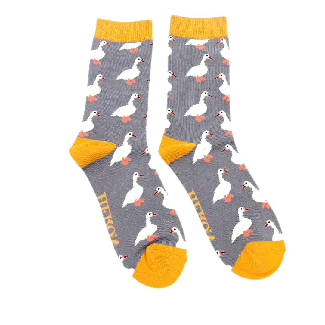 White Ducks Bamboo Socks - Miss Sparrow - Image 5