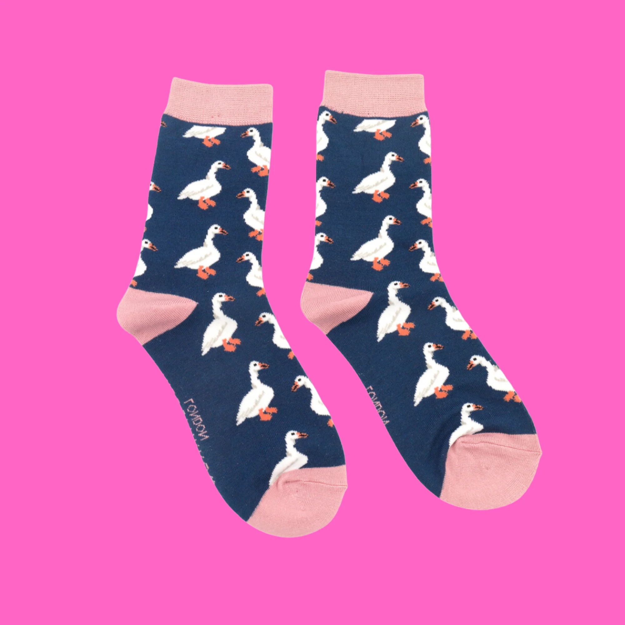 White Ducks Bamboo Socks - Miss Sparrow - Image 6