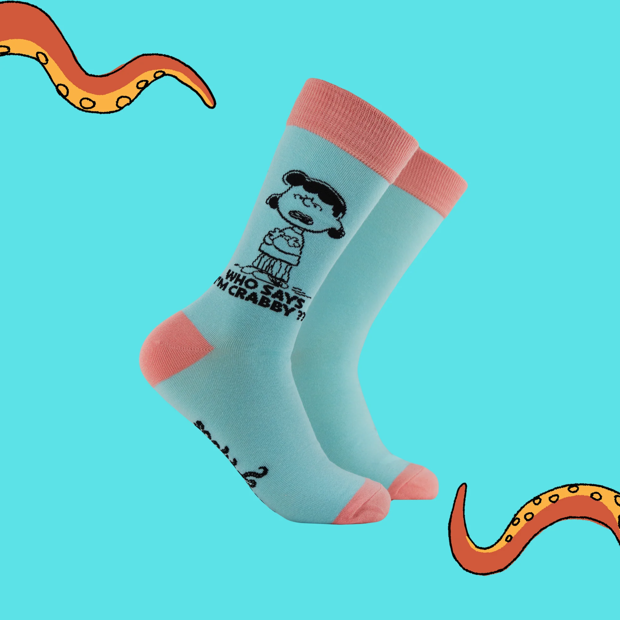 Who Says I'm Crabby?? Socks - Peanuts - Image 2