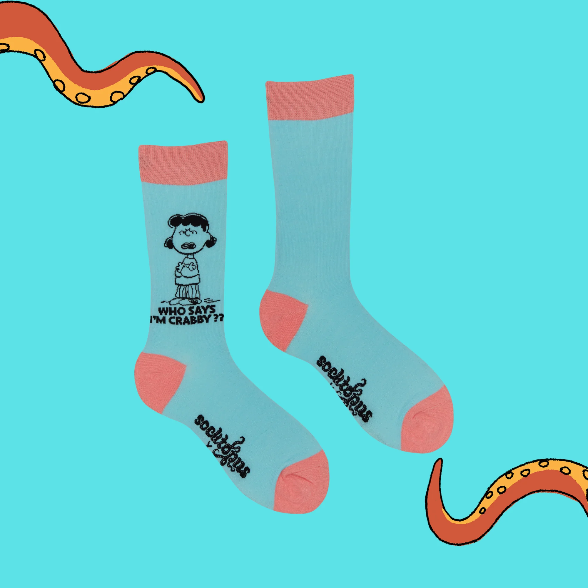 Who Says I'm Crabby?? Socks - Peanuts - Image 3