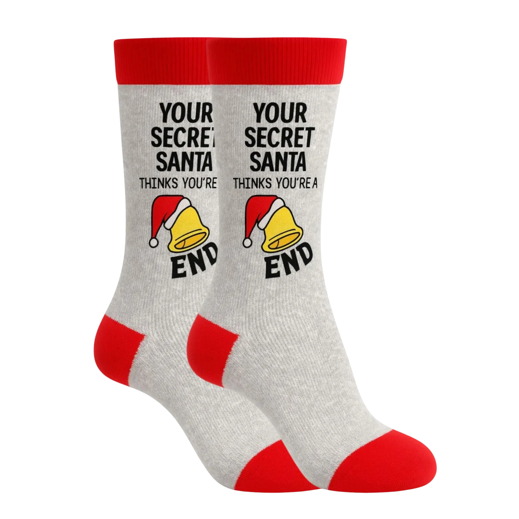 Your Secret Santa thinks you're a B**lend Socks